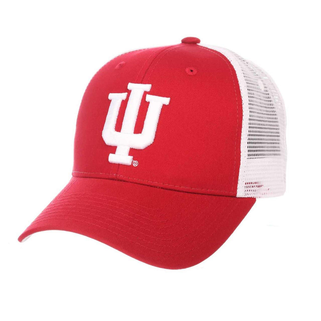Zephyr Men's Indiana Hoosiers Adjustable Snapback Hat Big Rig, Indiana Hoosiers Cardinal, Adjustable
