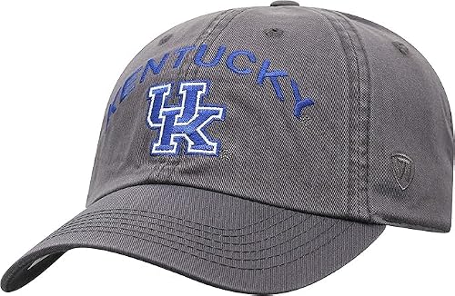 Kentucky Collegiate Adjustable Hats (Adjustable Hat, Kentucky Charcoal Arch)
