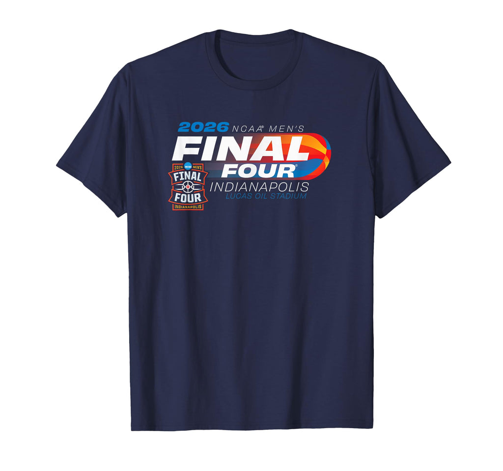 NCAA Final Four 2026 Men's Basketball Indianapolis Navy T-Shirt