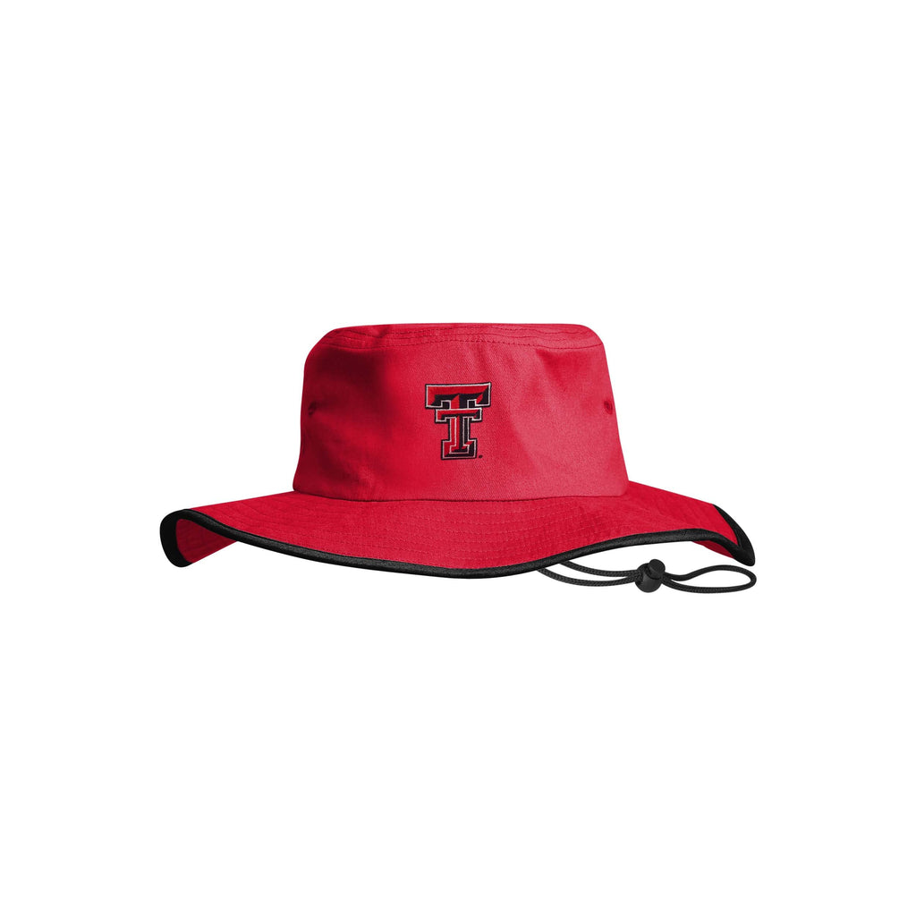 FOCO Texas Tech NCAA Solid Boonie Hat