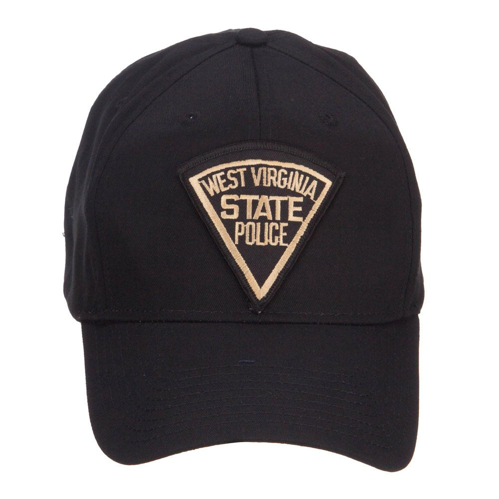 e4Hats.com West Virginia State Police Patched Cap - Black OSFM