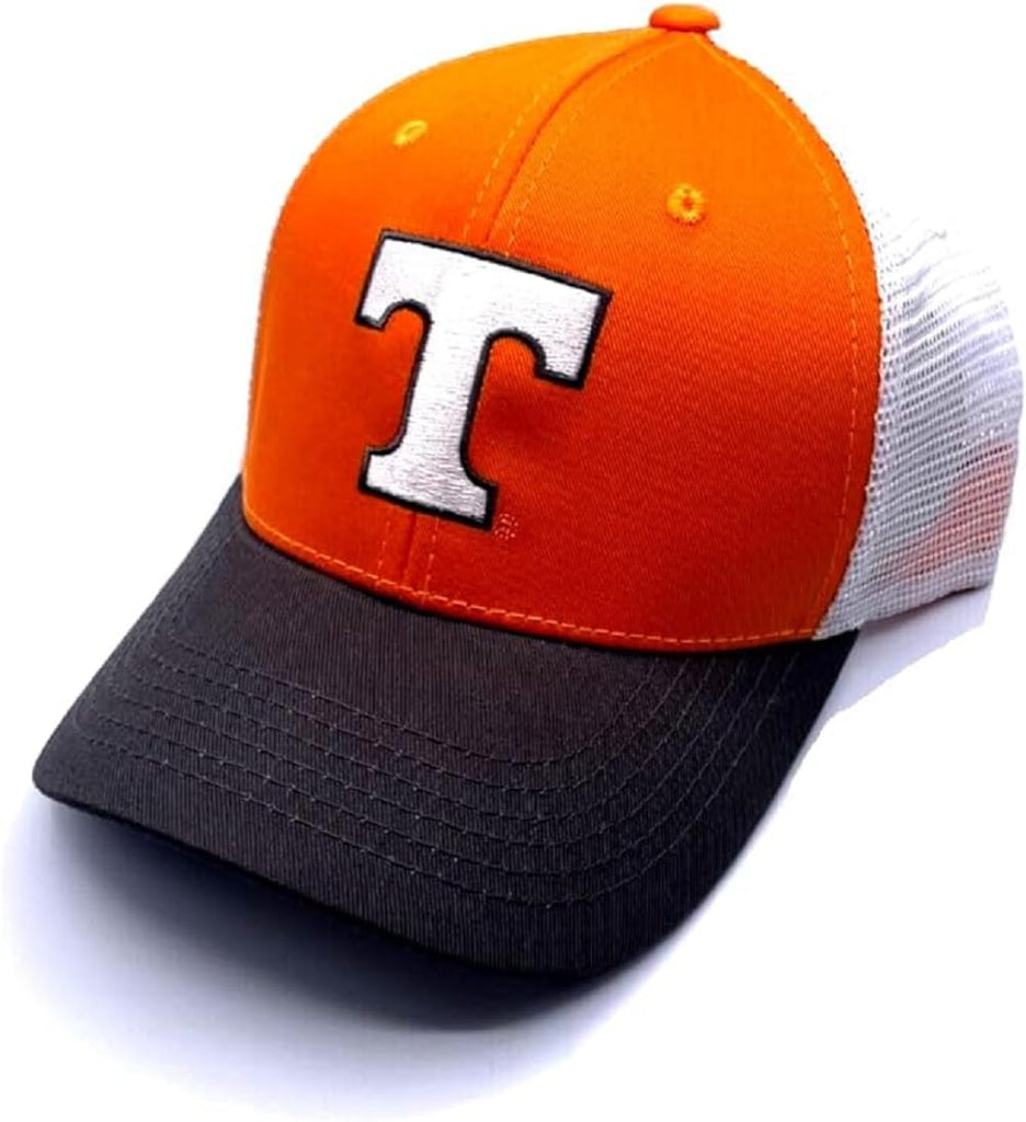 Tennessee University Hat Classic Two Tone Adjustable Vols Mesh Trucker Cap (Multicolor)