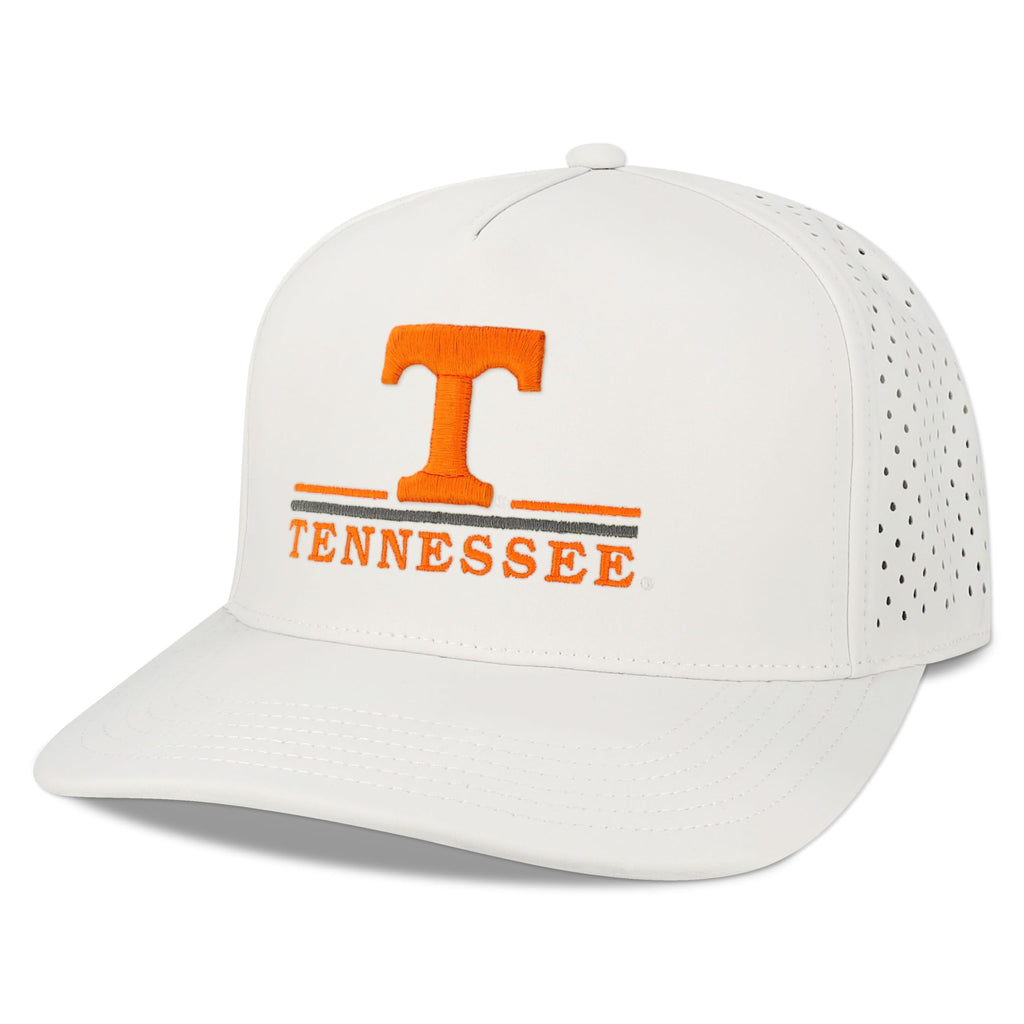 Legacy NCAA Officially Licensed Baseball Hat, Tennessee Volunteers, Lightweight Cap for Men & Women, Cut Above Adjustable (Cut), White, One Size Fits Most, Snapback Closure