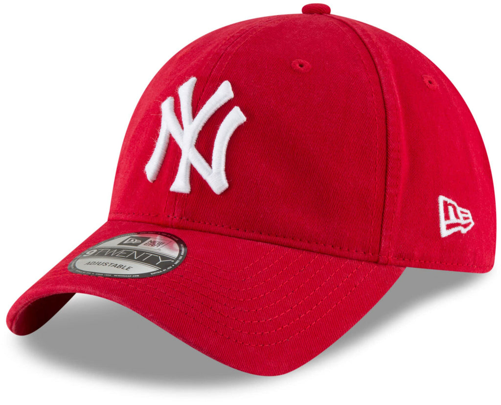 New Era Unisex-Adult MLB Core Classic 9TWENTY Team Alternate 2 Adjustable Hat Cap One Size Fits All - New York Yankees Red