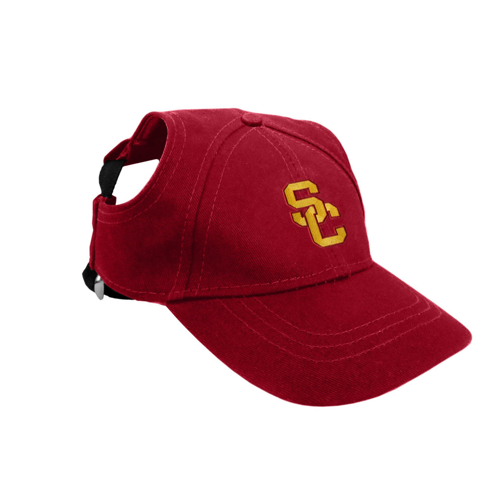 Littlearth USC Trojans NCAA Pet Baseball Hat,Large