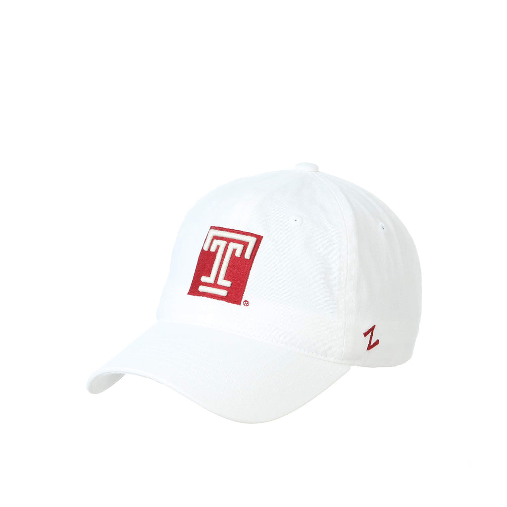 NCAA Temple Owls Mens Adjustable Scholarship Hat White, Temple Owls White, Adjustable