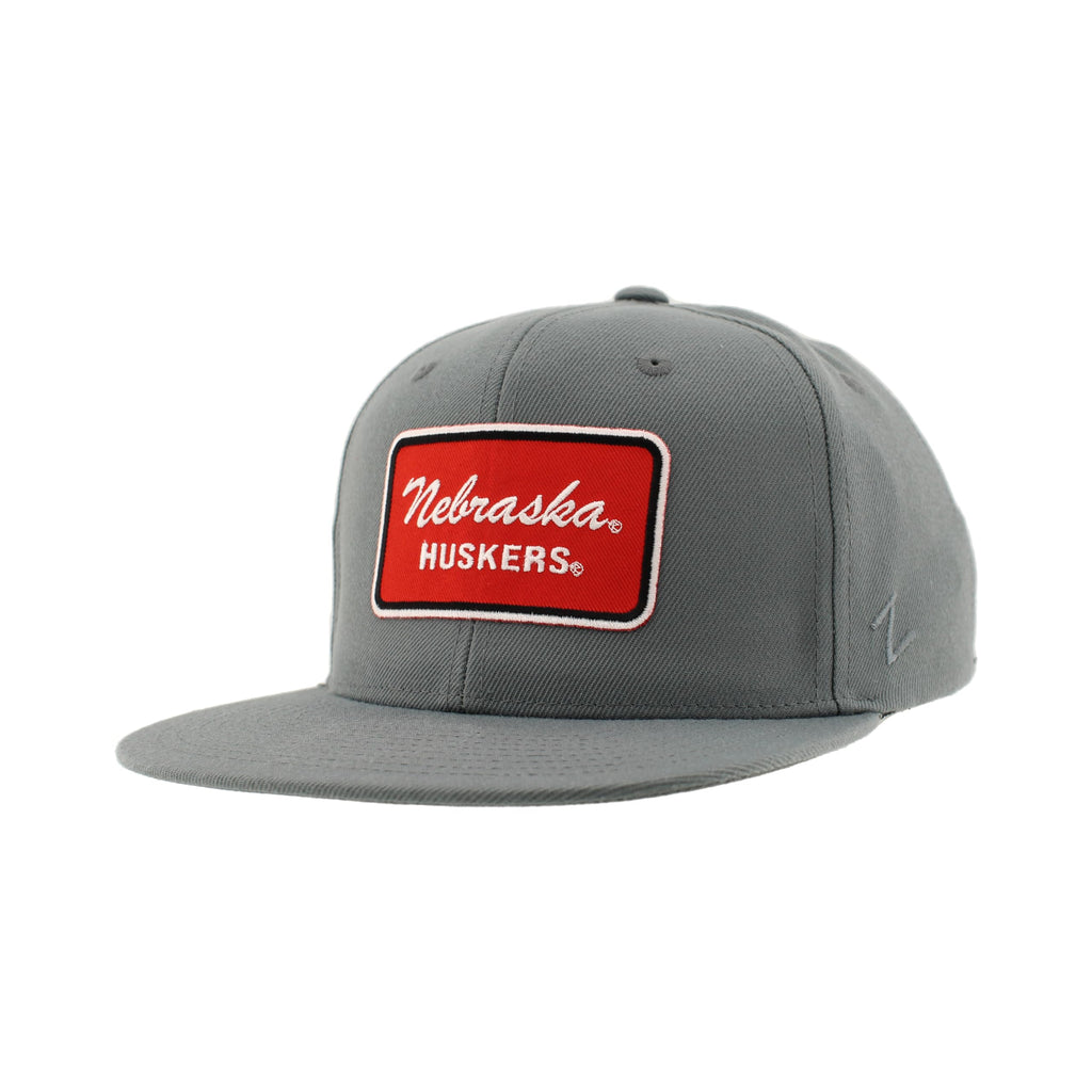 ZHATS Standard NCAA Officially Licensed Hat Flat Snapback Z11 Brick Gray, Grey, One Size