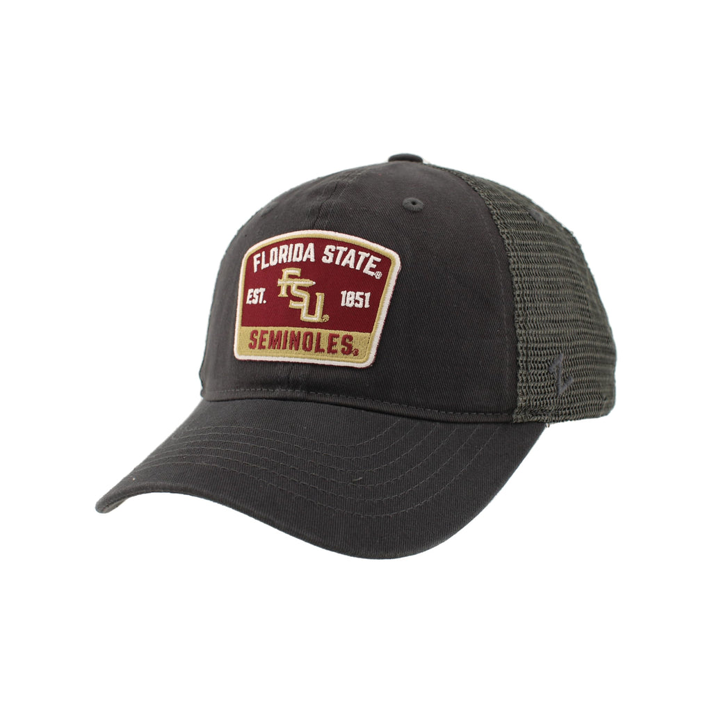 ZHATS Standard NCAA Officially Licensed Hat University Patch Switchback Charcoal