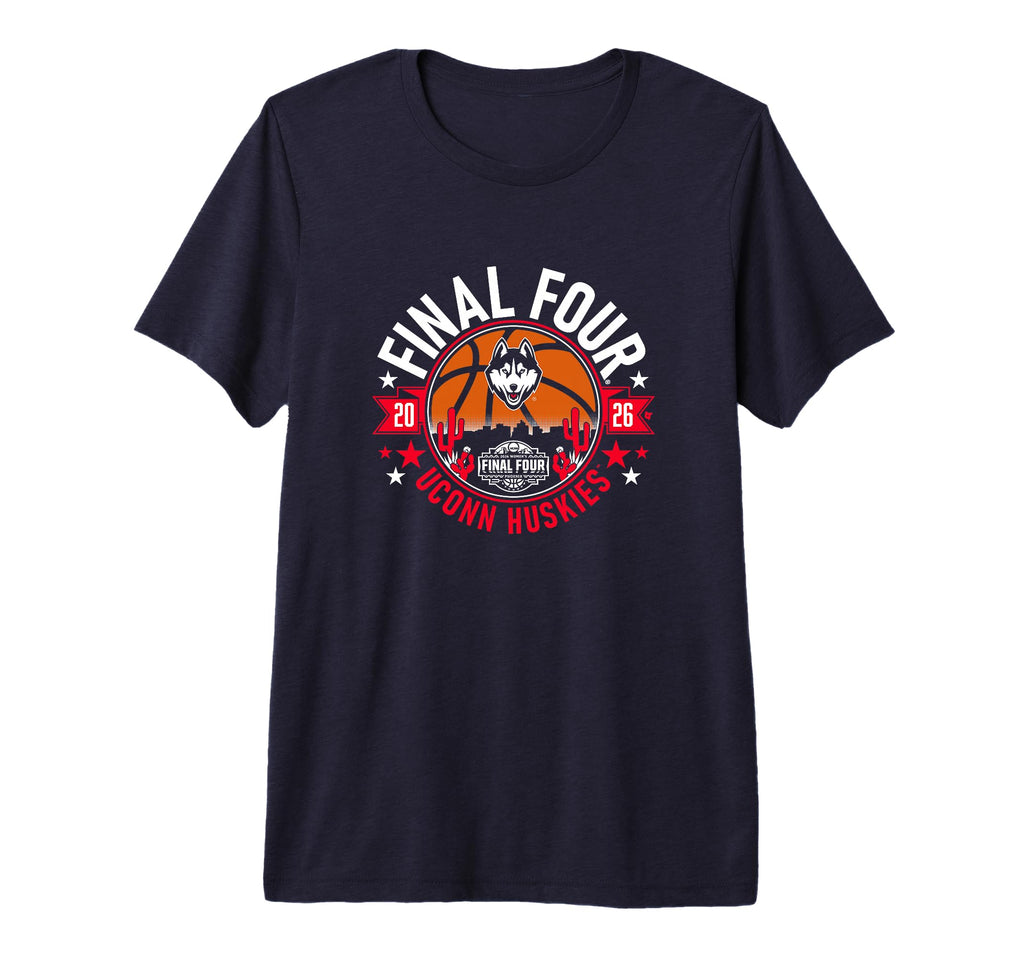 UConn Huskies WBB - 2026 Final Four - NCAA March Madness Premium Tri-Blend T-Shirt