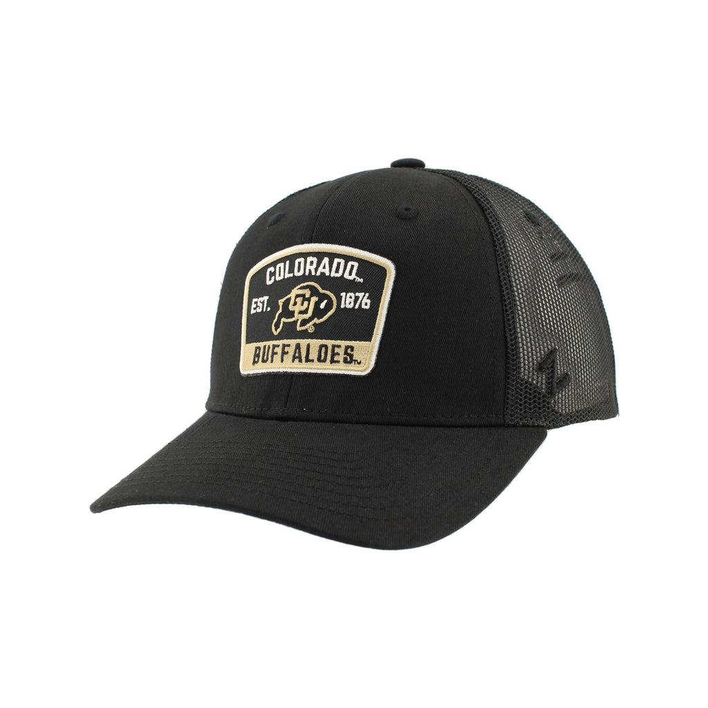 ZHATS Standard NCAA Officially Licensed Snapback Hat Big Rig Patch Black Switchback