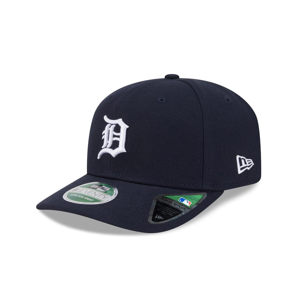 New Era Unisex-Adult MLB Player Replica 9SEVENTY Baseball Team Color Stretch Adjustable Snapback Hat One Size Fits All - Detroit Tigers - Navy