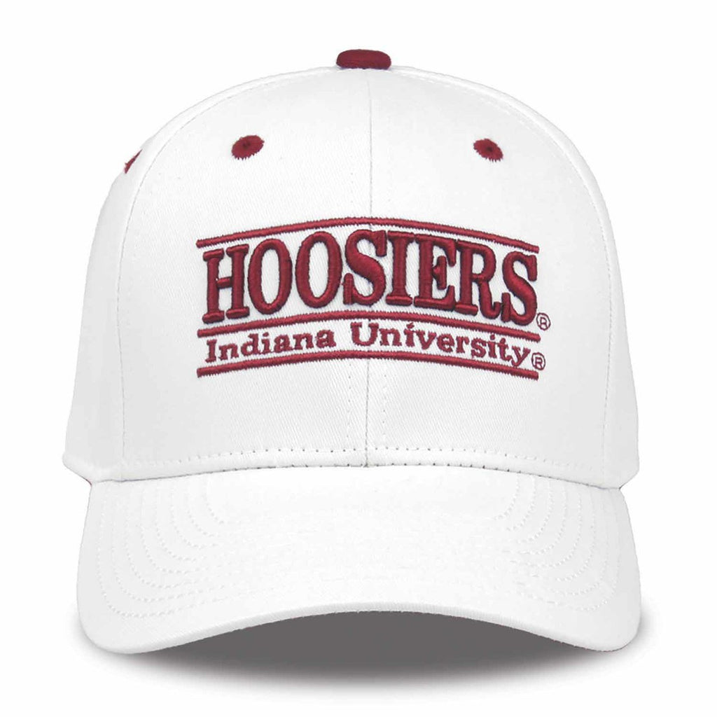 NCAA Indiana Hoosiers Unisex NCAA The Game bar Design Hat, White, Adjustable