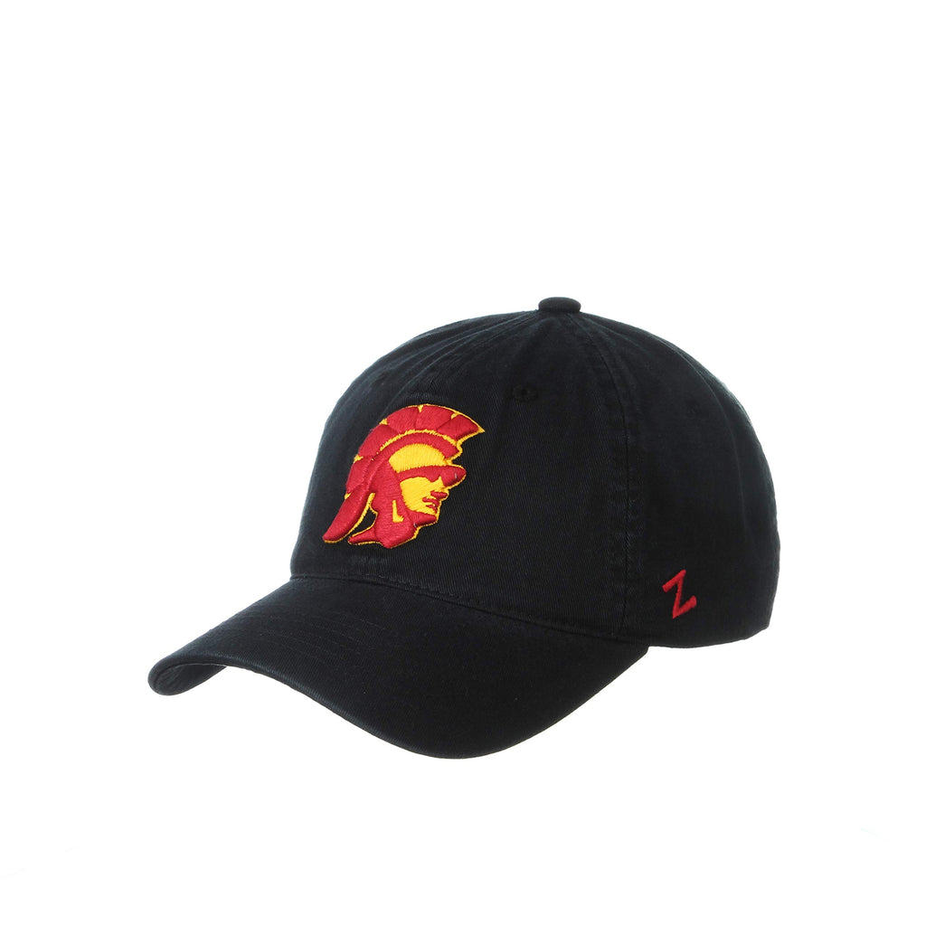 NCAA USC Trojans Mens Adjustable Scholarship Hat Black, USC Trojans Black, Adjustable