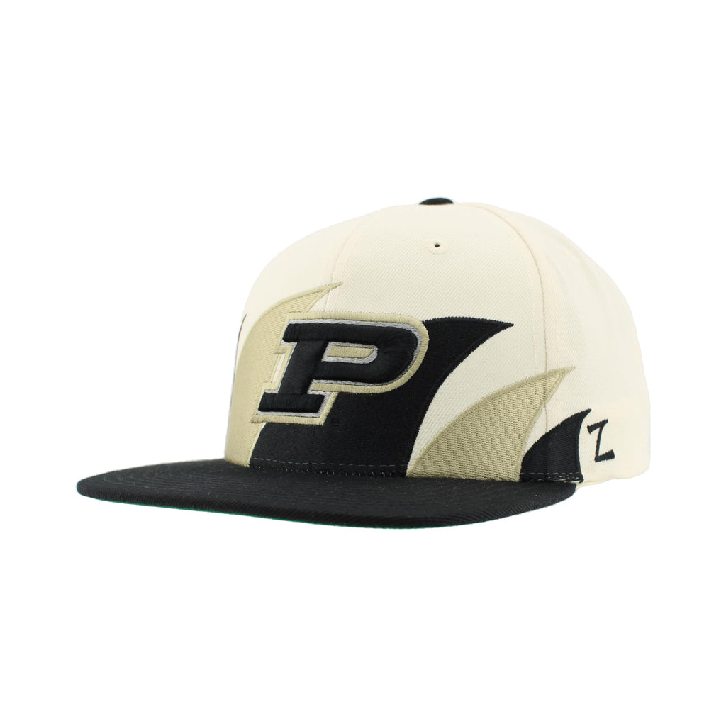 ZHATS Standard NCAA Officially Licensed Hat Flat Snapback Z11 Retro Sharktooth, Team Color, One Size