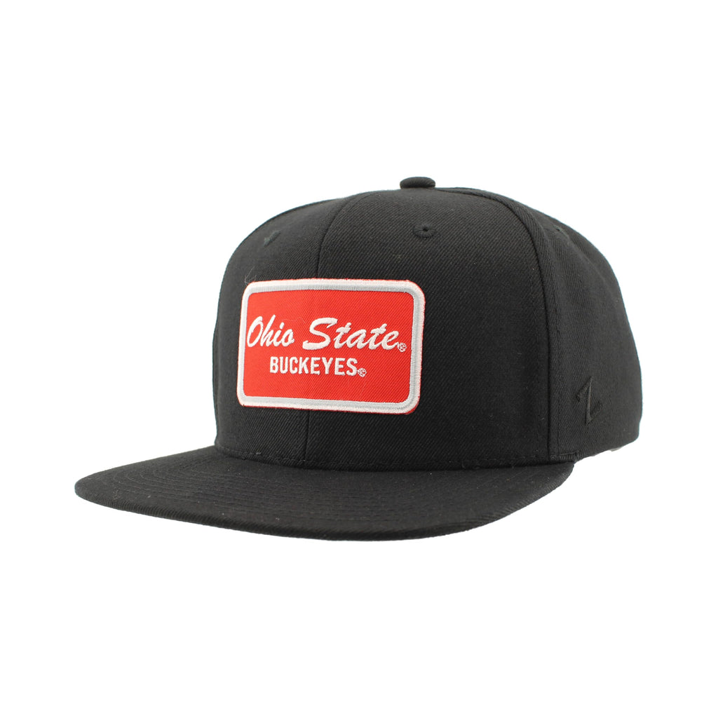 ZHATS Standard NCAA Officially Licensed Hat Flat Snapback Z11 Brick Black, One Size