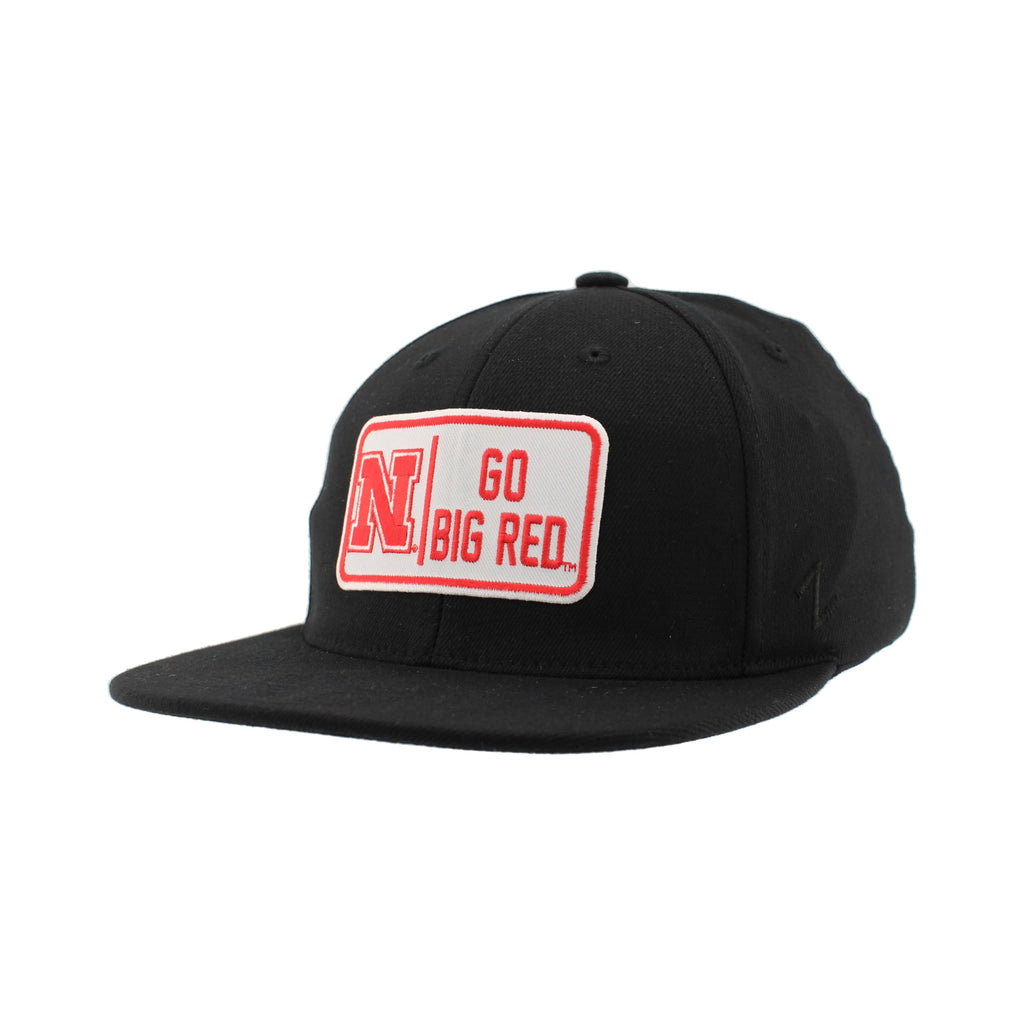 Nebraska Cornhuskers NCAA Officially Licensed Fitted Hat M15Z Defer Black, Medium
