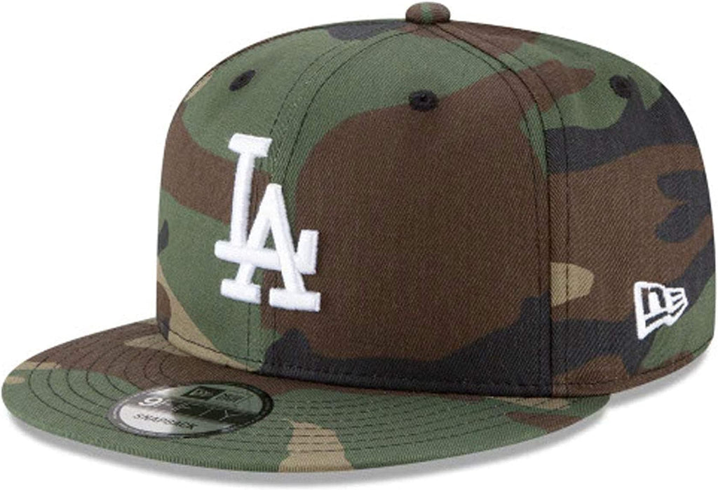 New Era Unisex-Adult MLB 9Fifty Camo Primary Logo Adjustable Snapback Hat Cap One Size Fits All (US, Alpha, One Size, Los Angeles Dodgers, Los Angeles Dodgers)