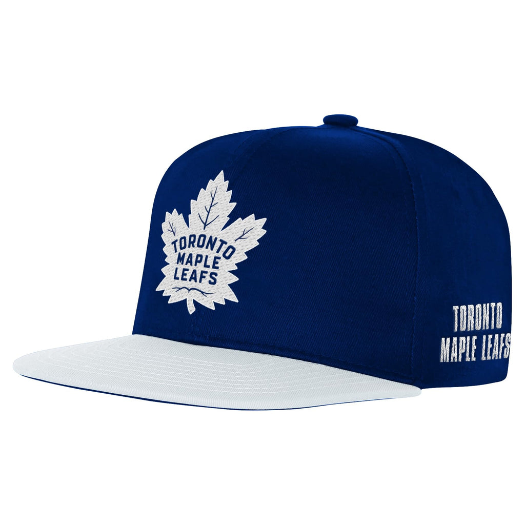 NHL Kids Youth 8-20 Official 2-Tone Snapback Hat Cap One Size (US, Alpha, One Size, Toronto Maple Leafs)