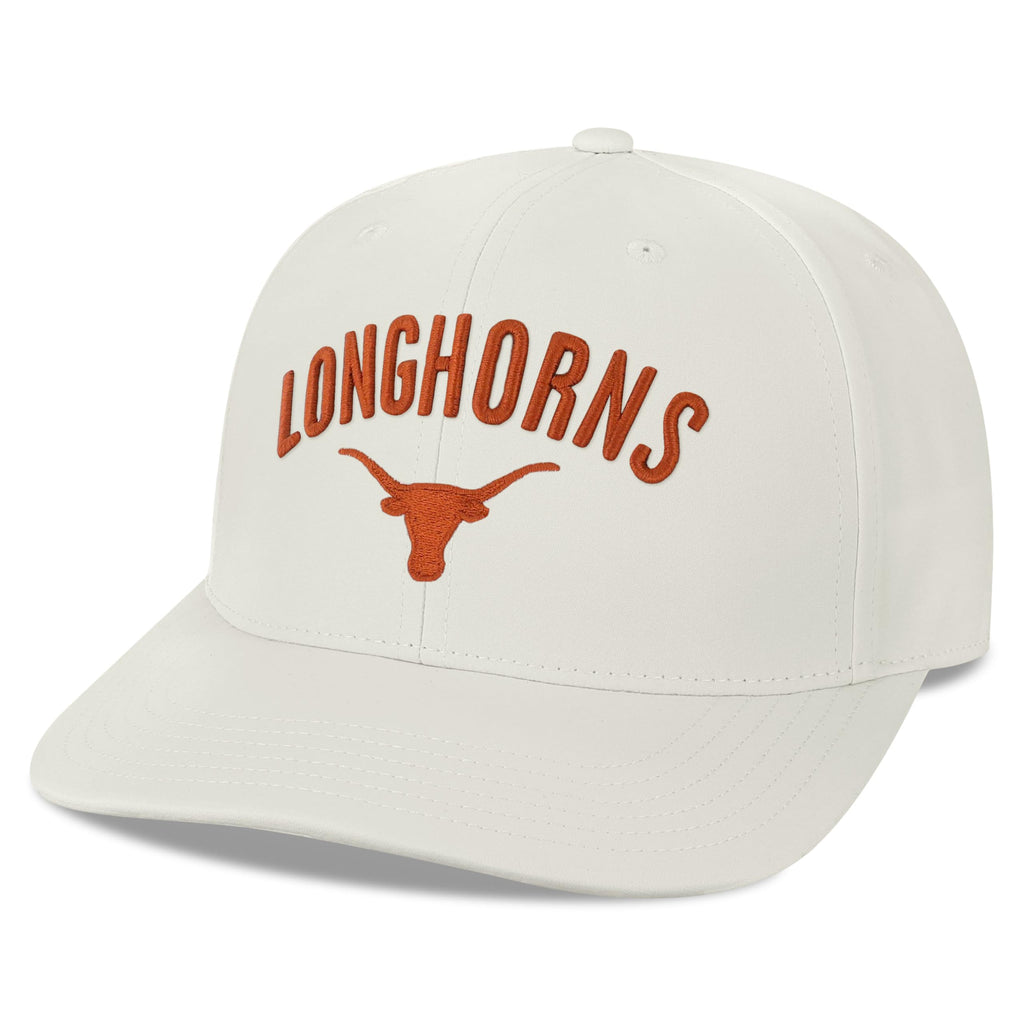 Legacy NCAA Officially Licensed Baseball Hat, Texas Longhorns, Lightweight Cap for Men & Women, Back Nine Adjustable (B9A), White, One Size Fits Most, Adjustable Closure