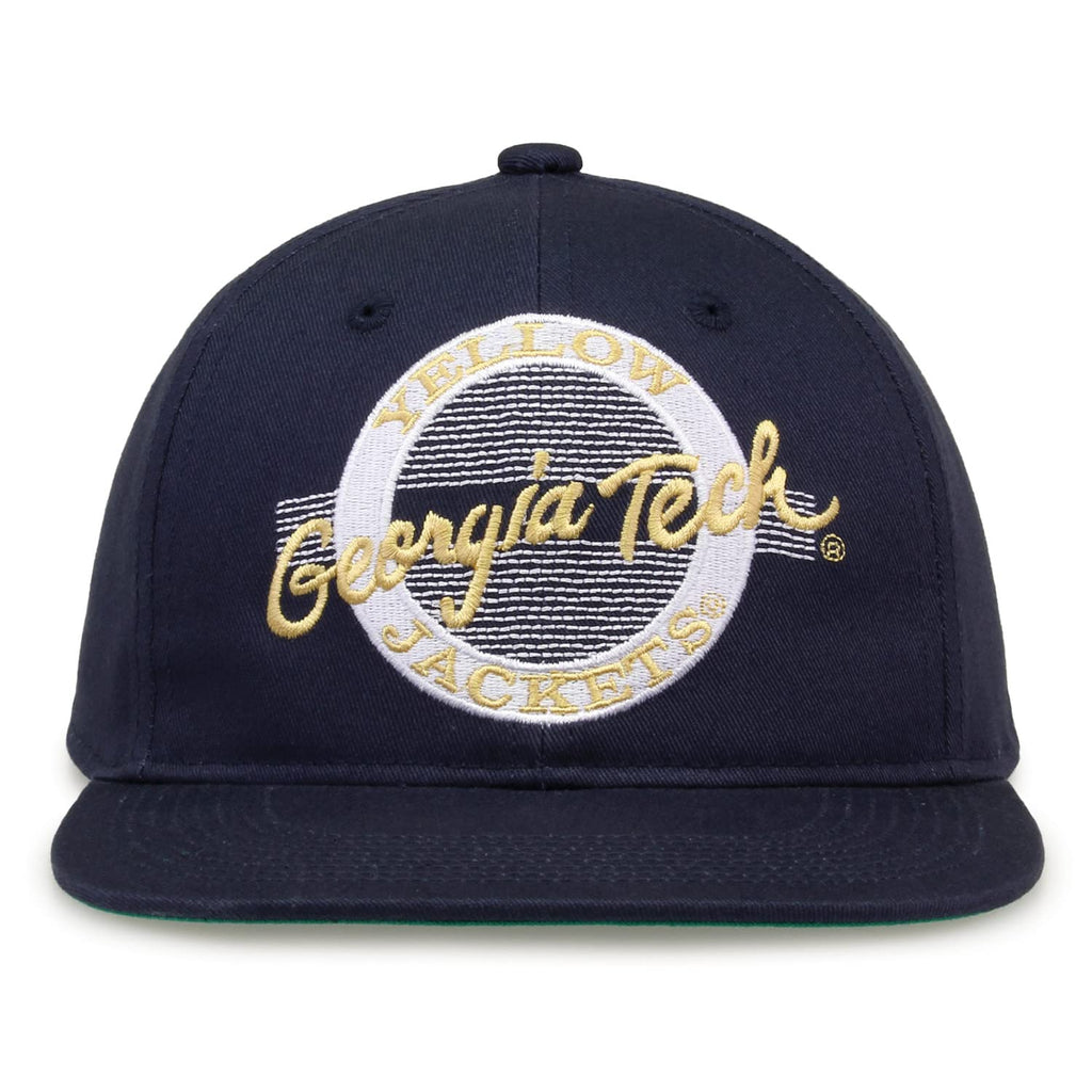 The Game One Size Fits Most Retro Circle Design Hat, Navy