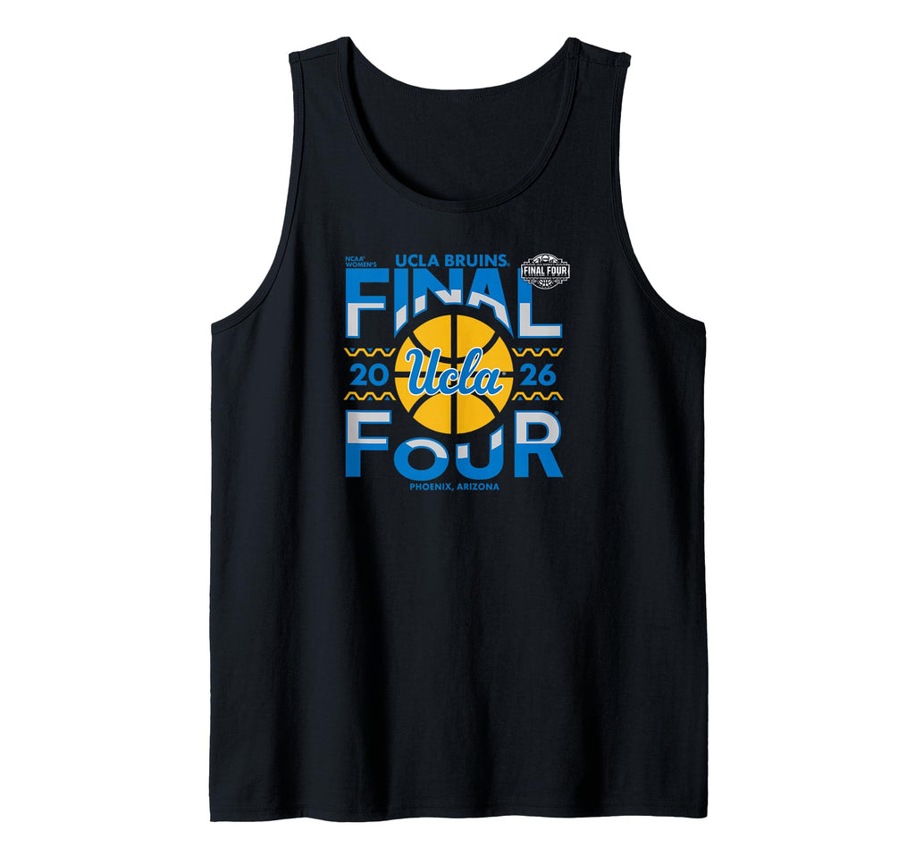 UCLA Bruins Final Four 2026 Women's Basketball Black Tank Top