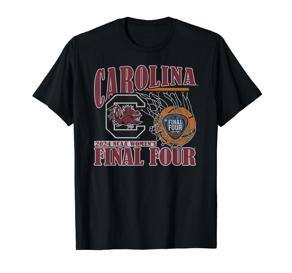 South Carolina Gamecocks Final Four 2024 Women's BBall Hoop T-Shirt