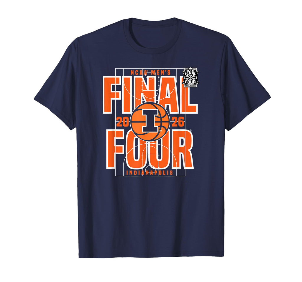 Illinois Illini Final Four 2026 Men's March Madness Dunk T-Shirt