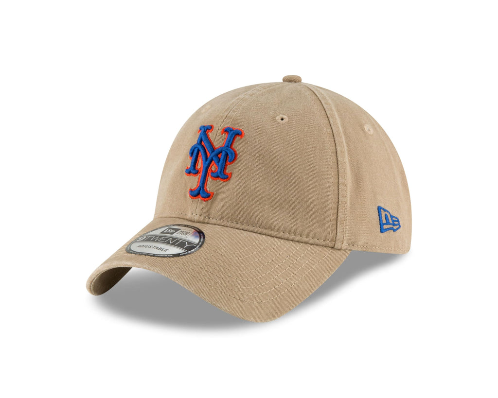 New Era New York Mets MLB Core Classic Brown Adjustable 9Twenty Cap - One Size