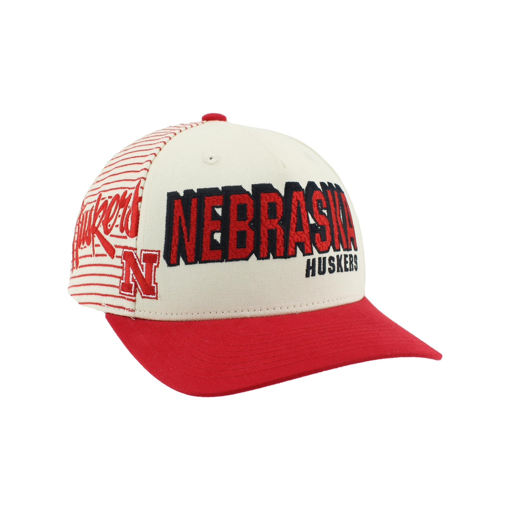 Nebraska Cornhuskers NCAA Officially Licensed Adjustable Snapback Hat Marquee Super Team Ivory