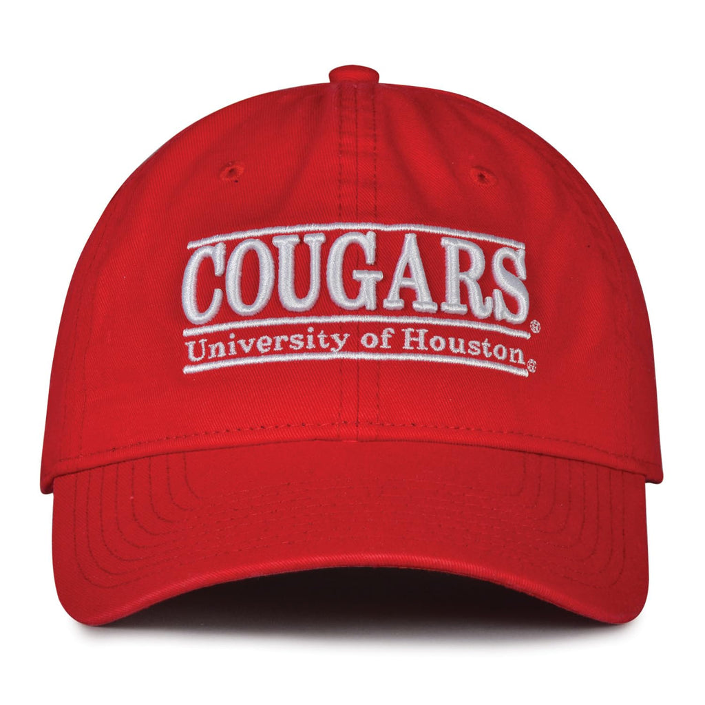 The Game Split Bar Design Trucker Mesh Hat, Red, Adjustable, Houston Cougars