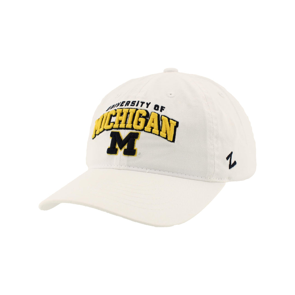 Michigan Wolverines NCAA Officially Licensed Hat Scholarship Classic White