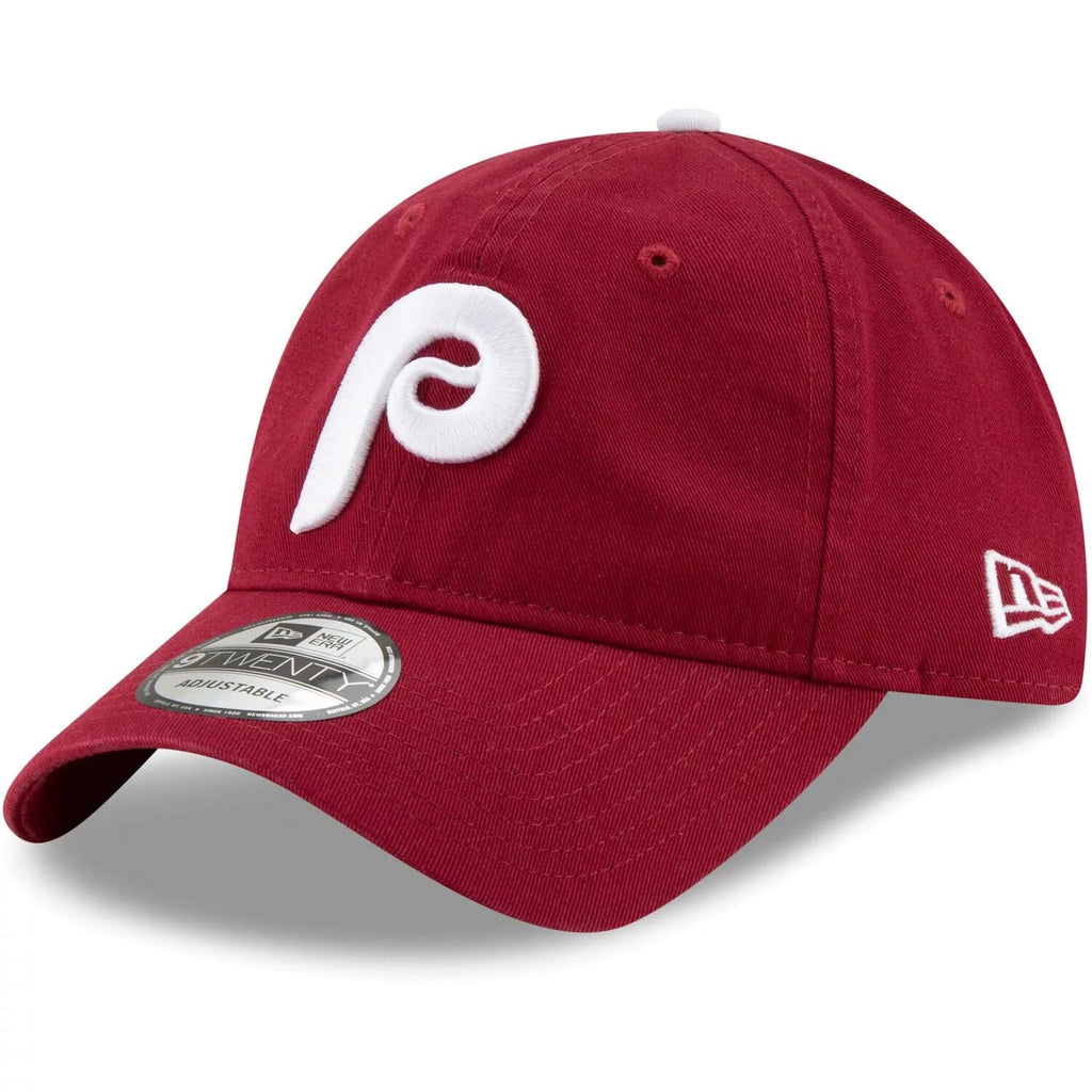 New Era MLB Core Classic 9TWENTY Cooperstown Adjustable Hat Cap One Size Fits All (as1, Alpha, one_Size, Philadelphia Phillies)