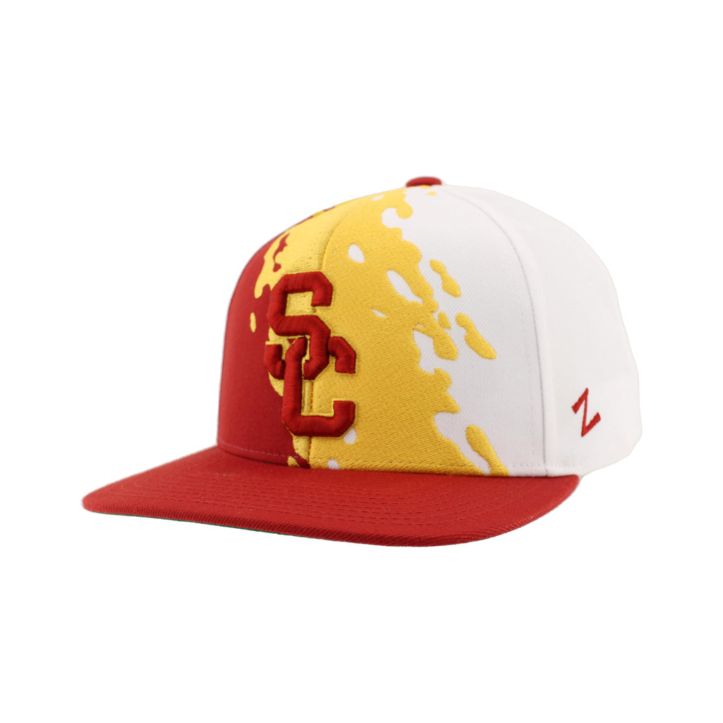 USC Trojans NCAA Officially Licensed Hat Flat Snapback Z11 Retro Paintbrush