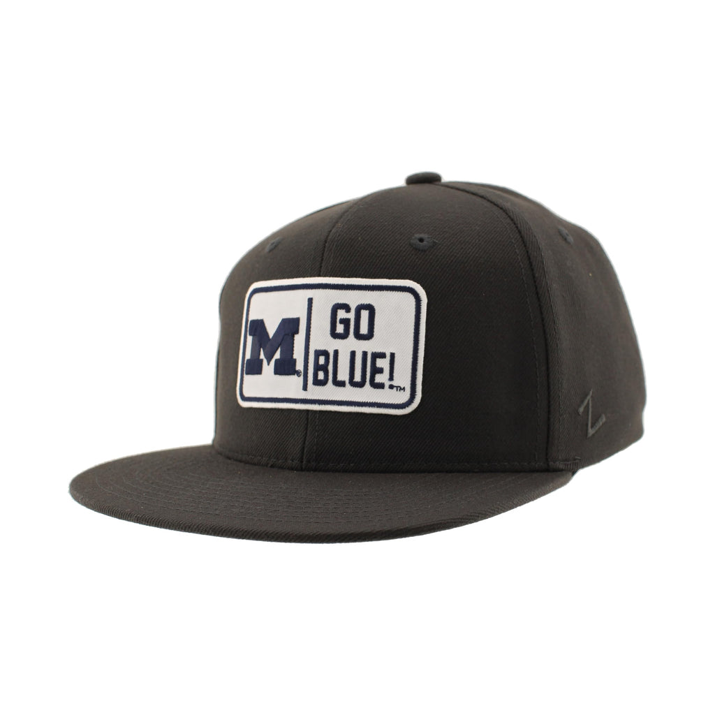 ZHATS Standard NCAA Officially Licensed Hat Flat Snapback Z11 Defer Charcoal, Grey, One Size