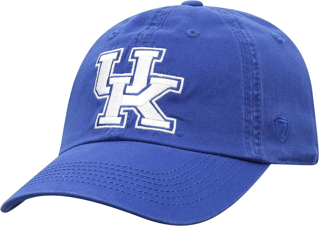 Pro Sport Collegiate Hats - Fitted Caps Adjustable Hats and Snapbacks Available (Adjustable Hat, Kentucky Blue)