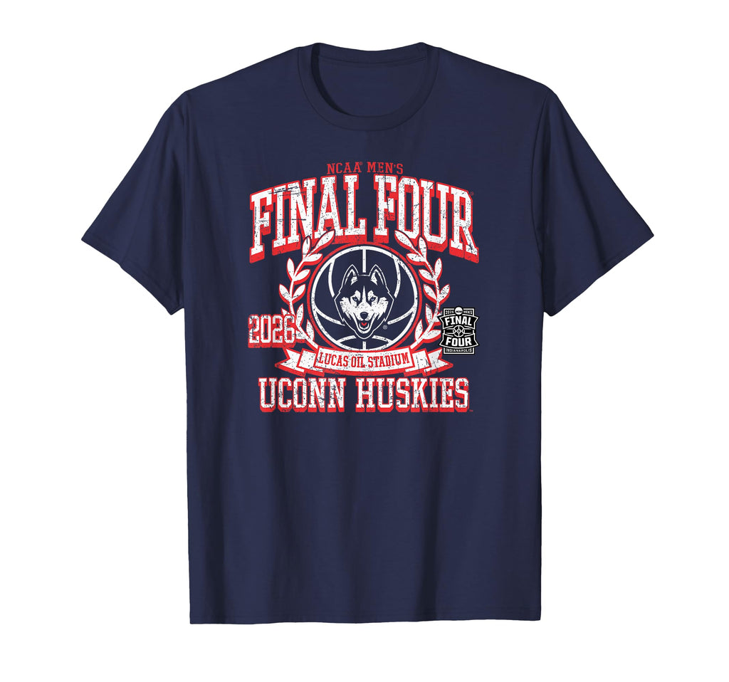 Connecticut Huskies Final Four 2026 Men's Basketball Vintage T-Shirt