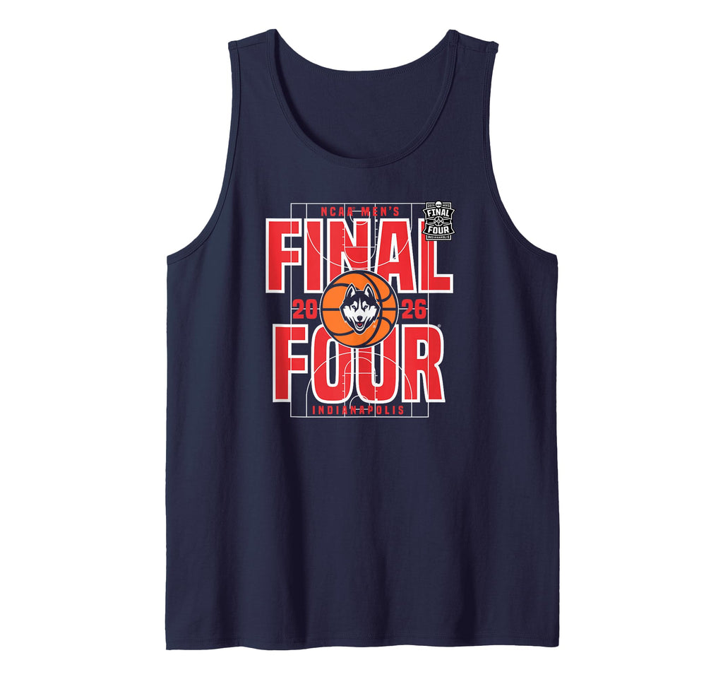 Connecticut Huskies Final Four 2026 Men's March Madness Dunk Tank Top