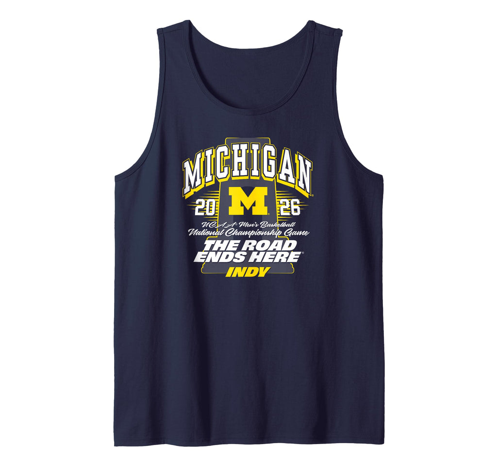 Michigan Wolverines 2026 National Championship Men's Bball Tank Top