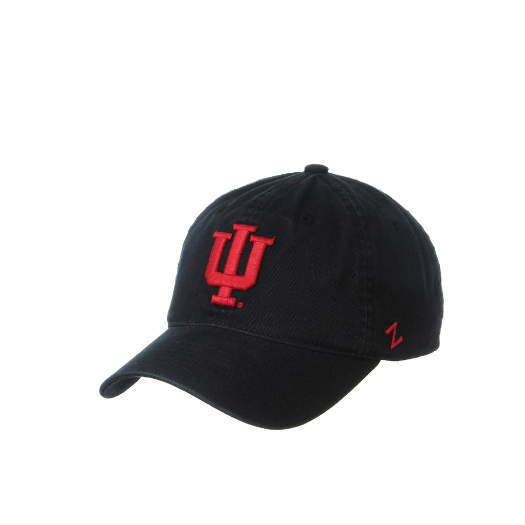 NCAA Indiana Hoosiers Mens Adjustable Scholarship Hat Black, Indiana Hoosiers Black, Adjustable