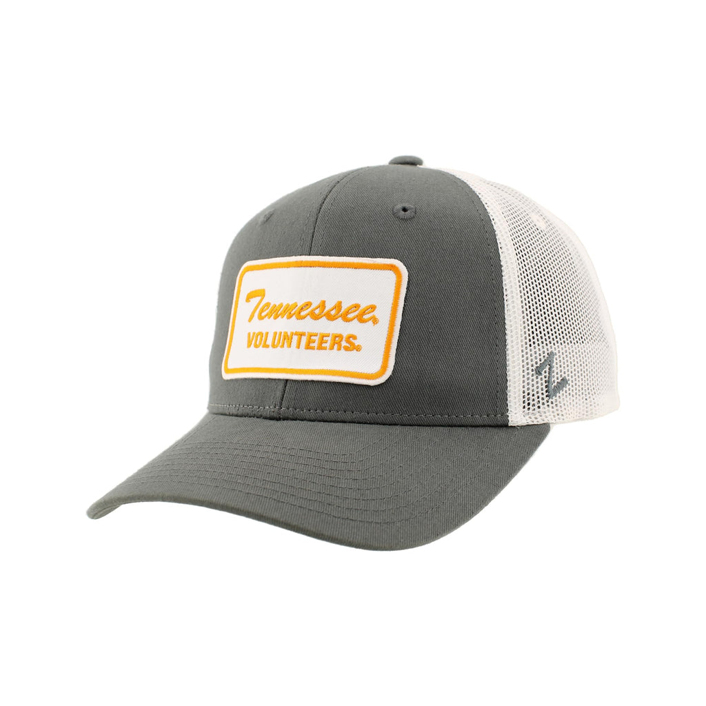 ZHATS Standard NCAA Officially Licensed Snapback Hat Big Rig Patch Gray White Brick, One Size