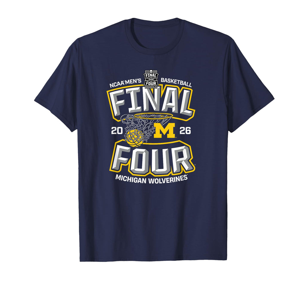 Michigan Men's Basketball Final Four March Madness Classic T-Shirt
