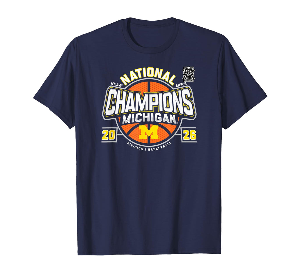 Michigan Wolverines National Champs 2026 Men's Basketball T-Shirt