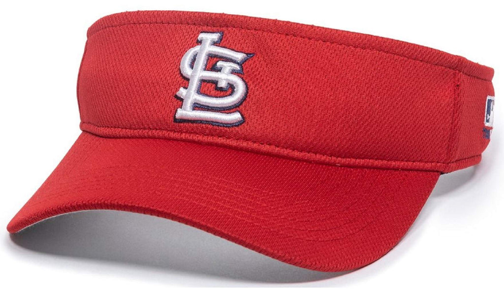 OC Sports St. Louis Cardinals Visor Official MLB Licensed Adjustable Replica Visor Cap/Hat (One Size Fits All)