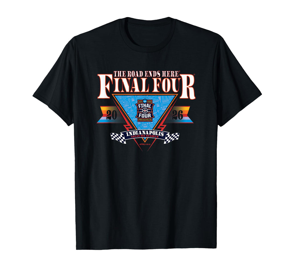 NCAA Final Four 2026 Men's Basketball Indianapolis Retro T-Shirt