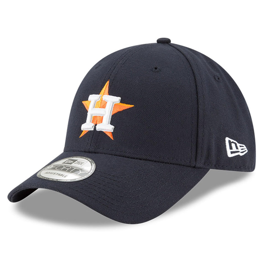 New Era MLB The League 9FORTY Team Color Primary Logo Adjustable Hat Cap One Size Fits All - Houston Astros Navy