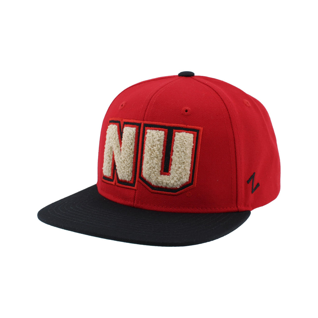 Nebraska Cornhuskers NCAA Officially Licensed Adjustable Snapback Hat Flat Bill Z11 Retro Chenille Team Color