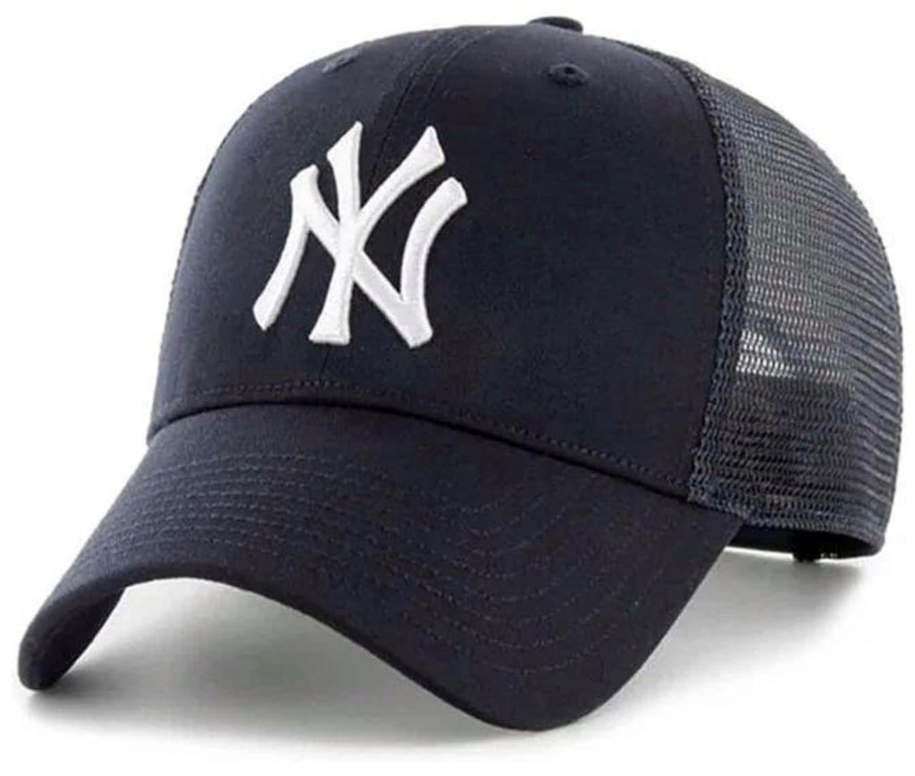 Officially Licensed New York Navy Mesh Trucker MVP Baseball Hat Classic Adjustable Embroidered Primary NY Blue/White Team Logo Structured Snapback Sports Cap