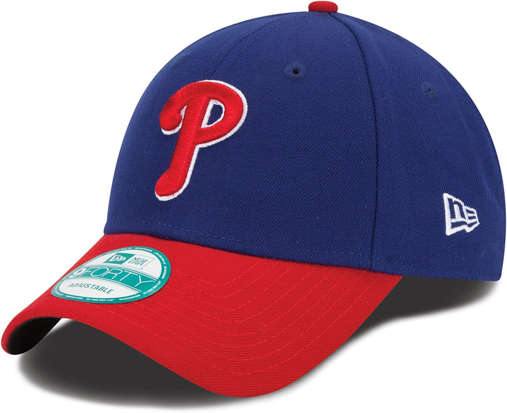 New Era Unisex-Adult MLB The League 9FORTY 2-Tone Adjustable Hat Cap One Size Fits All (US, Alpha, One Size, Philadelphia Phillies, Philadelphia Phillies)