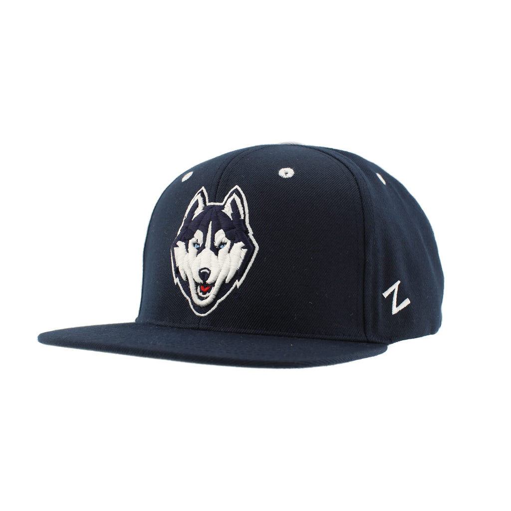 Connecticut Huskies NCAA Officially Licensed Snapback Hat Flat Brim Z11