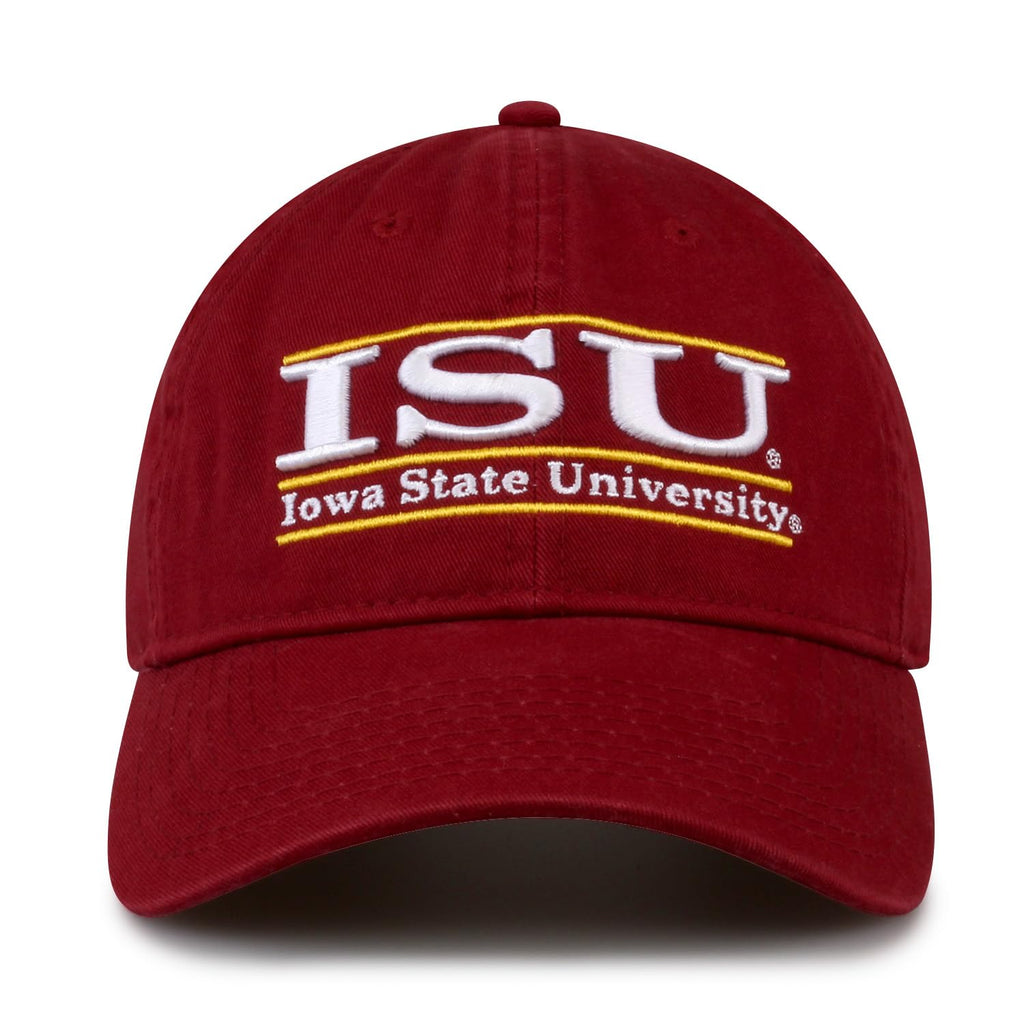 The Game Split Bar Design Trucker Mesh Hat, Cardinal, Adjustable, Iowa State Cyclones
